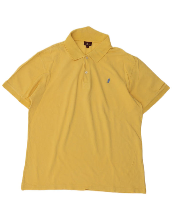 Camisa polo masculina Marlboro Classics 2XL algodão amarelo