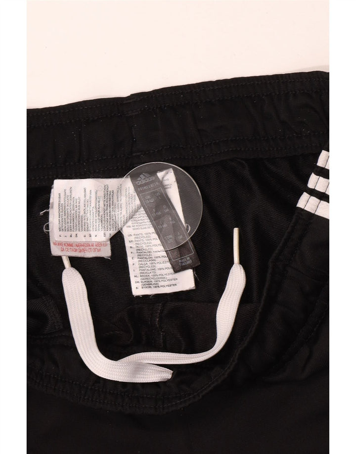Adidas meninos calças de treino joggers 13-14 anos preto poliéster