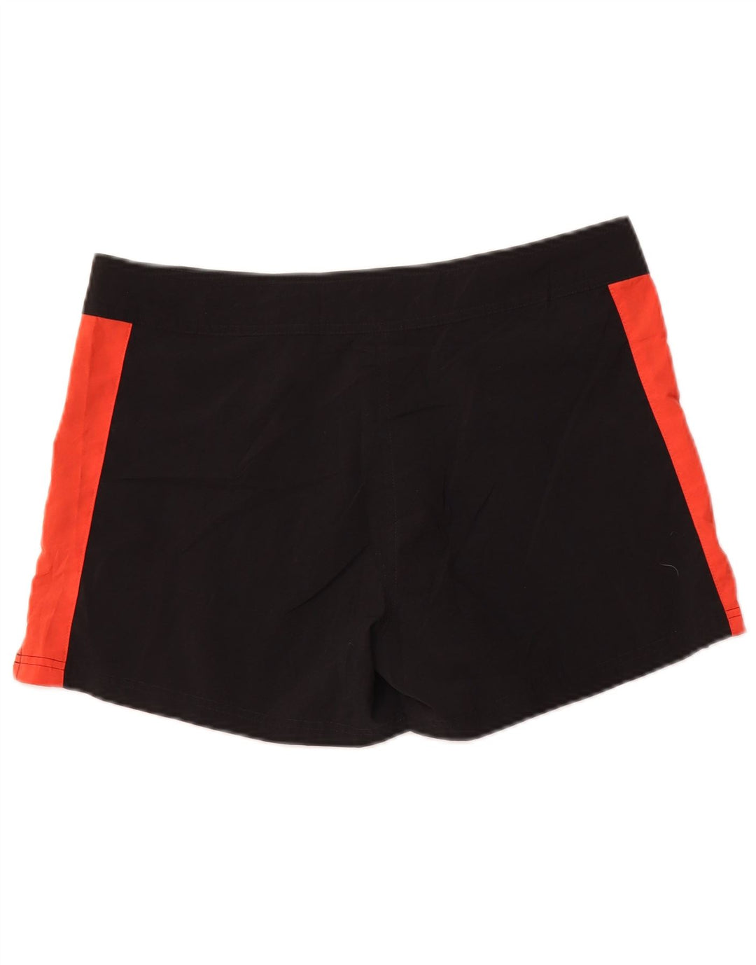 Shorts feminino casual Nike US 12/14 grande W34 preto colorblock poliéster