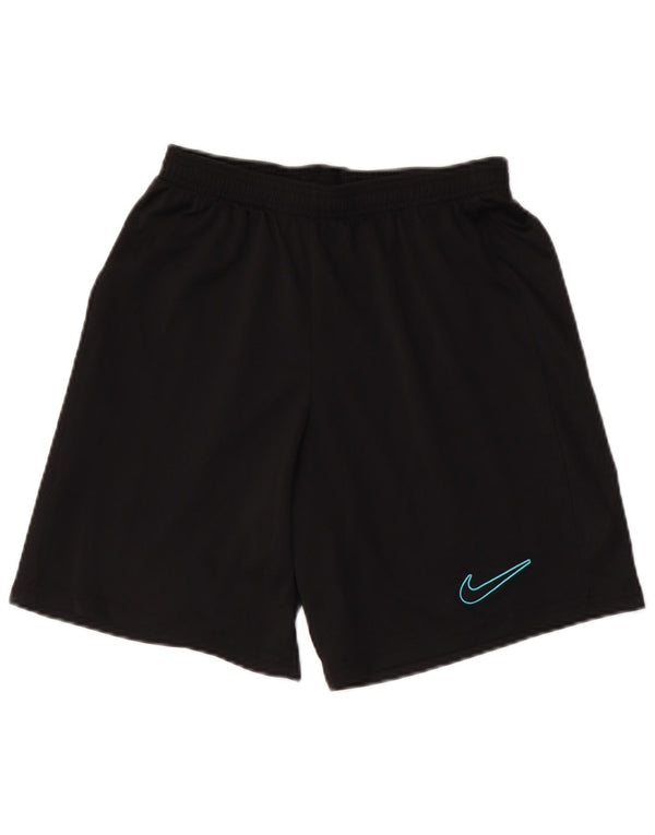 Shorts esportivos Nike Boys Dri Fit Slim 10-11 anos médio preto poliéster