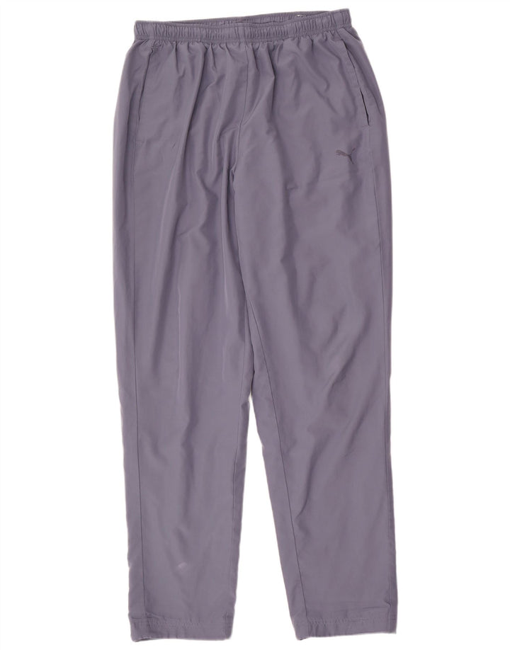 Calça de treino masculina Puma grande azul poliéster