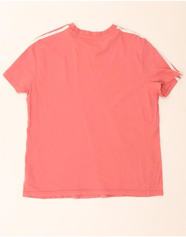 Camiseta feminina ADIDAS UK 20/22 XL algodão rosa