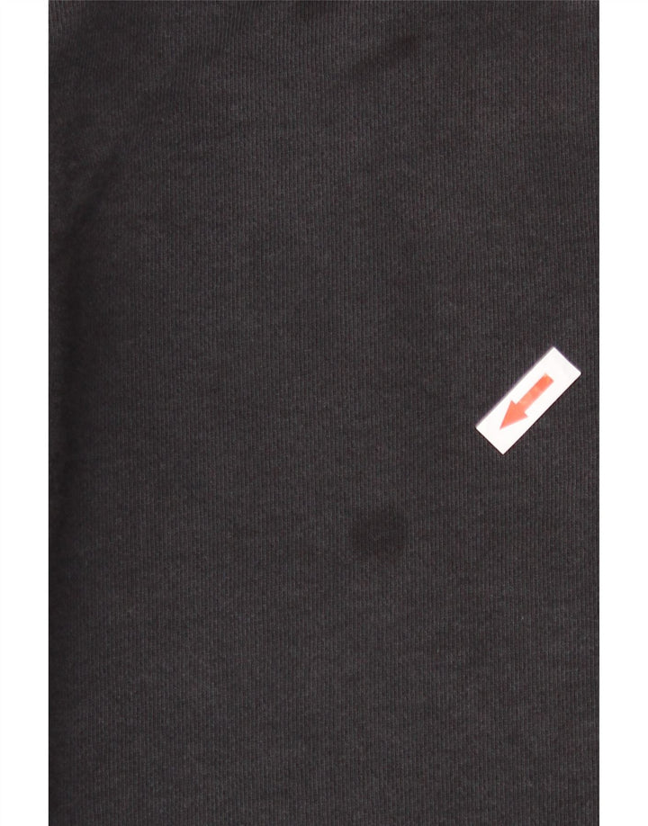 Suéter feminino Superdry UK 14 grande algodão preto