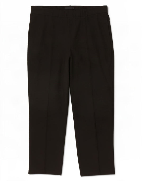Calça feminina reta casual Marks & Spencer UK 18 XL W36 L30 preta