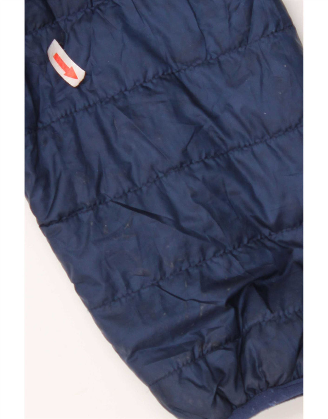 Jaqueta acolchoada com capuz masculina Umbro UK 40 grande poliéster azul marinho