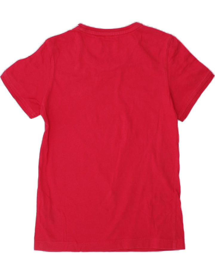 ADIDAS Girls T-Shirt Top 11-12 Years Pink Cotton Vintage Adidas and Second-Hand Adidas from Messina Hembry 