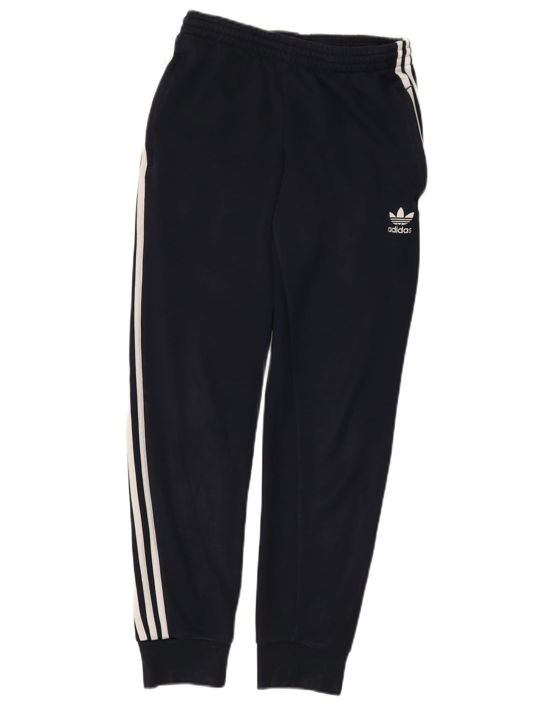Adidas Mens Treino Calças Joggers Pequeno Poliéster Azul Marinho
