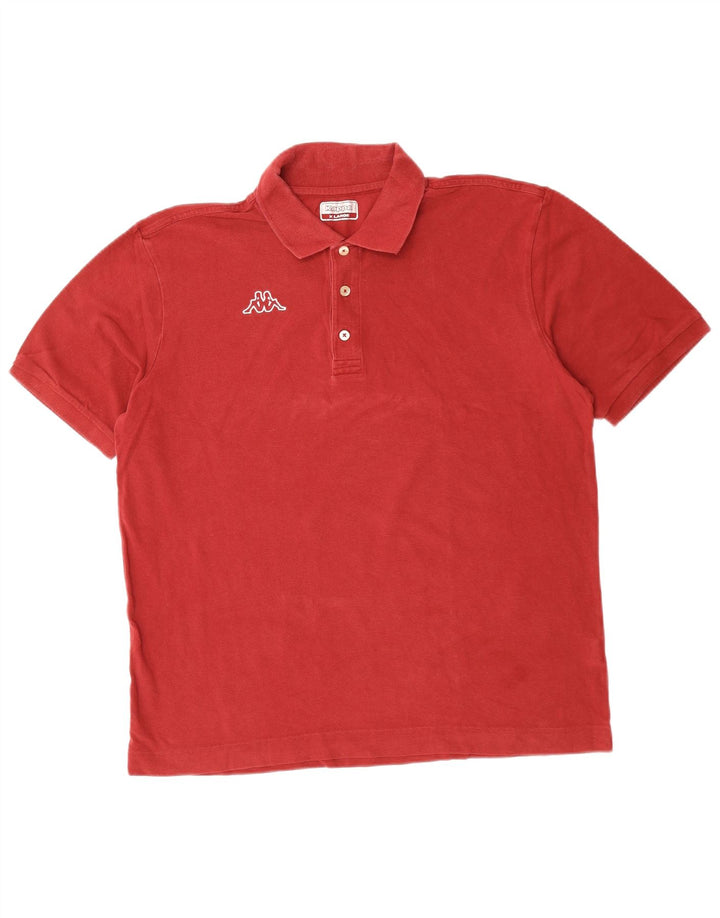 Camisa polo masculina KAPPA XL algodão vermelho