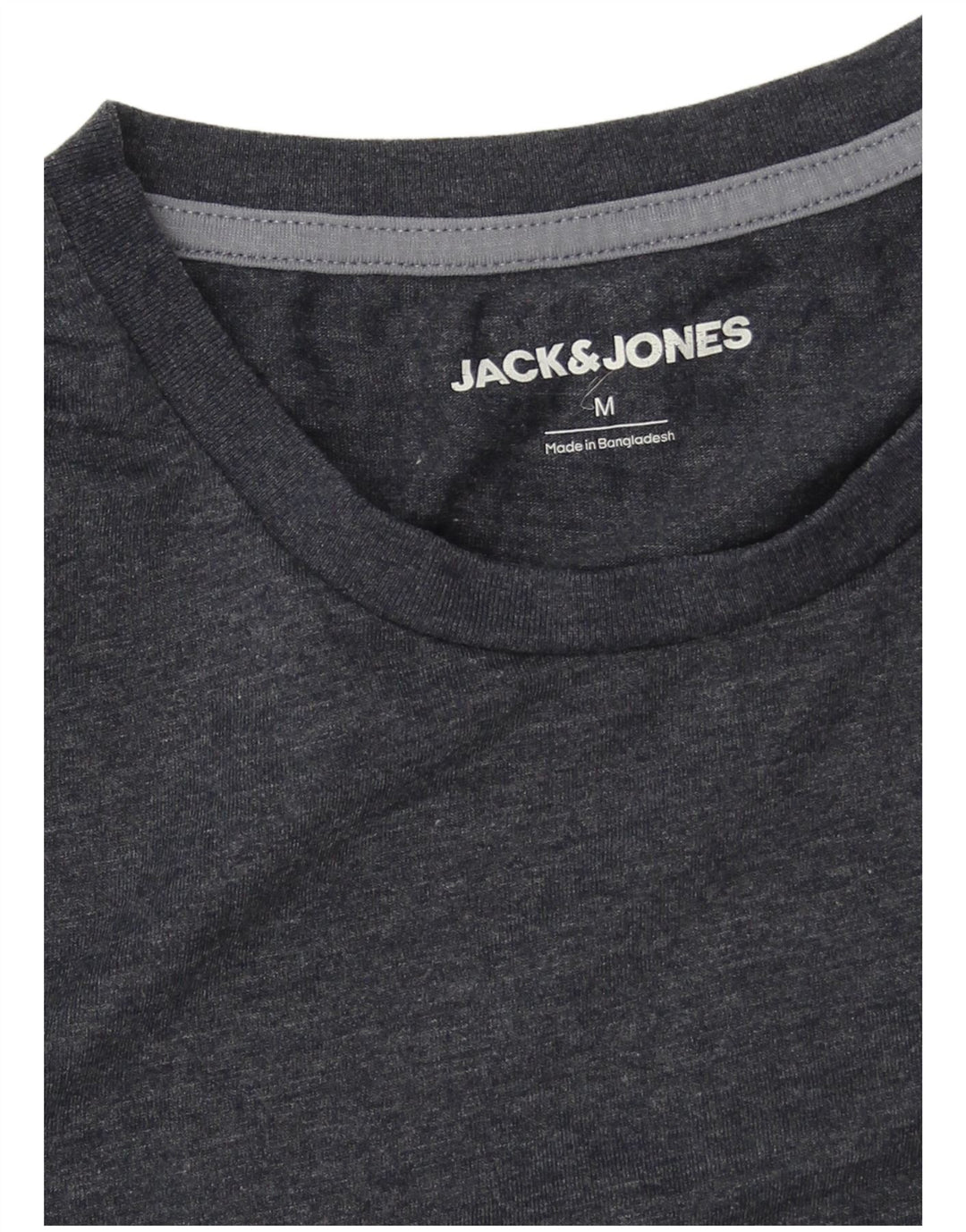 Camiseta masculina Jack & Jones Top médio algodão azul marinho