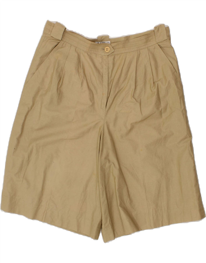MARLY'S 1981 Womens Pegged Chino Shorts IT 48 XL W36  Beige Cotton Vintage Marly's 1981 and Second-Hand Marly's 1981 from Messina Hembry 