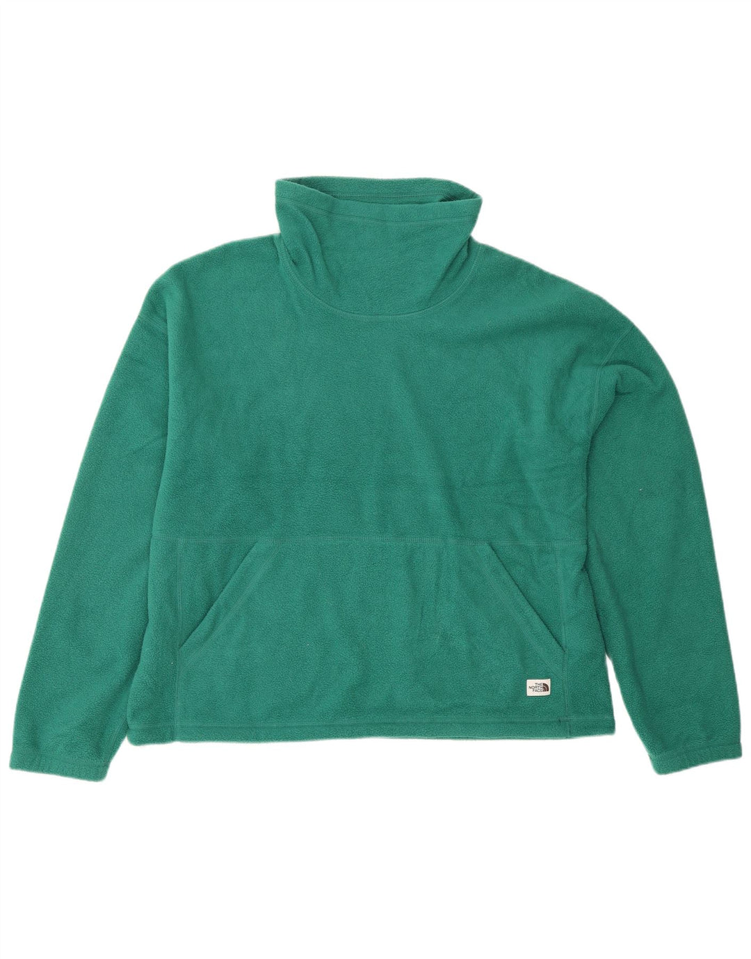 Jumper de lã feminino THE NORTH FACE UK 14 poliéster verde médio