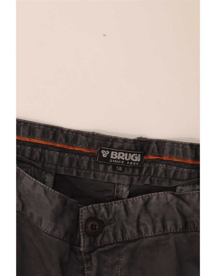 Shorts cargo masculino Brugi IT 58 4XL W42 cinza