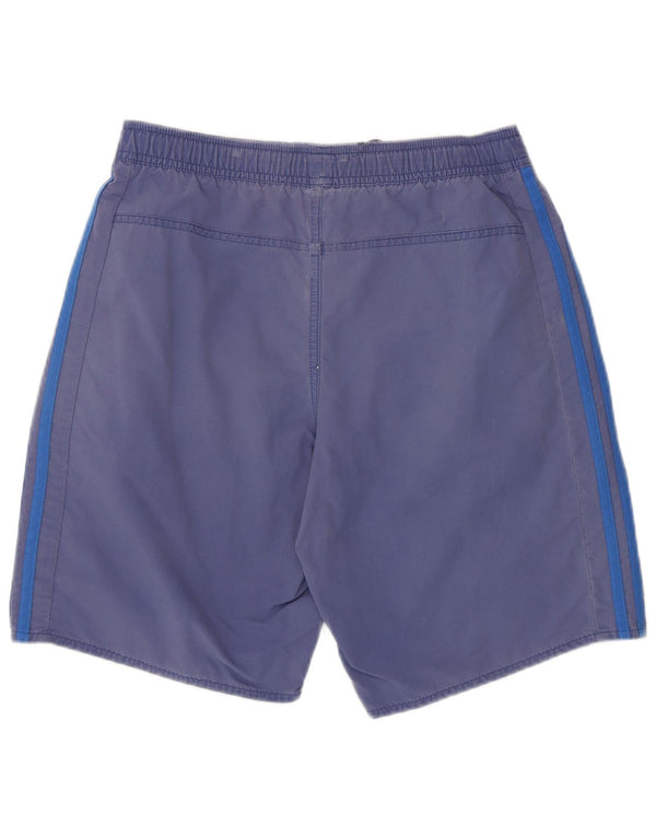 Shorts esportivos masculinos ADIDAS pequeno azul poliéster