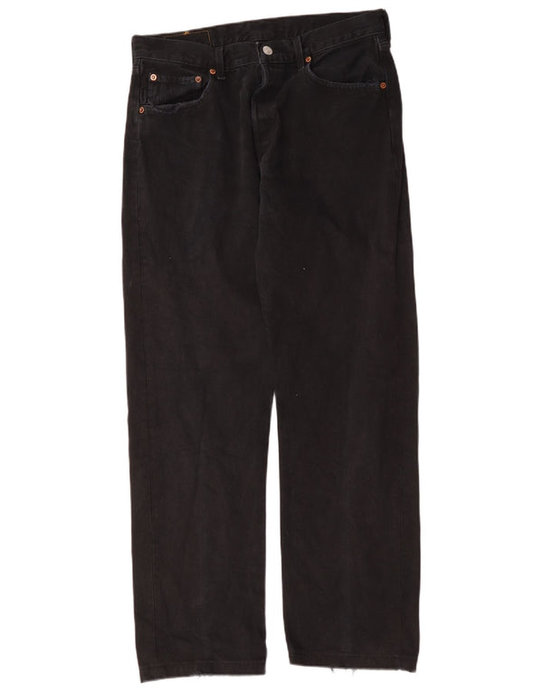 Levi's Feminino 501 W32 L29 Algodão Preto