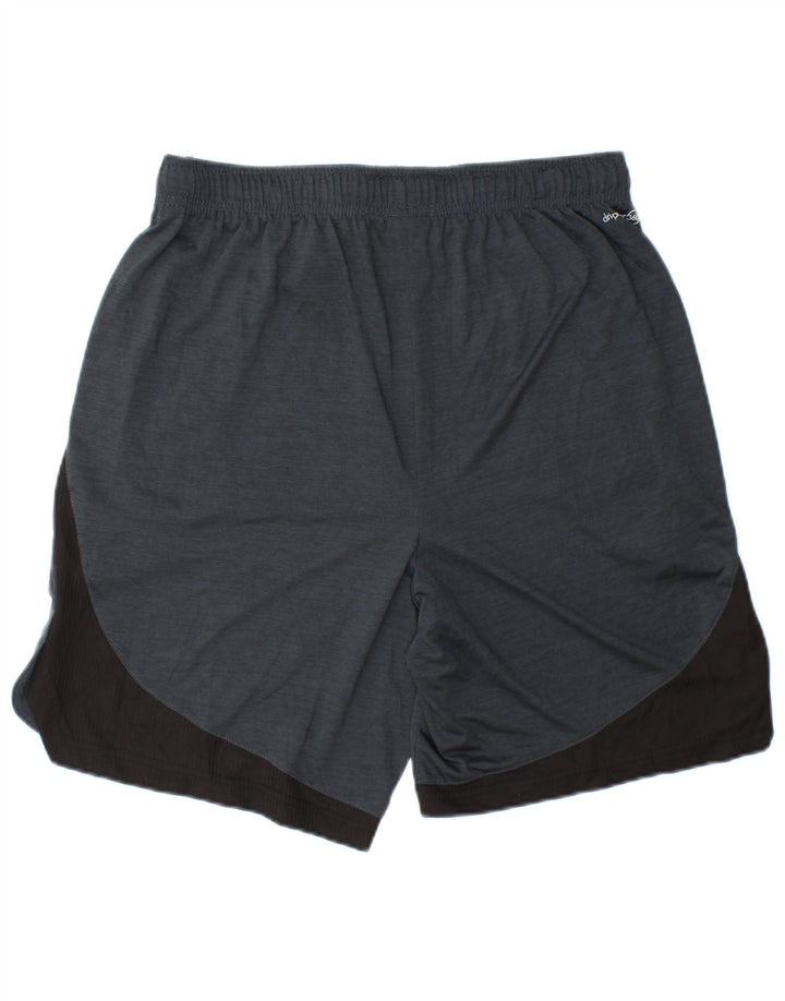 RUSSELL ATLÉTICO Mens Dri-Power Sport Shorts Médio Cinza Colourblock
