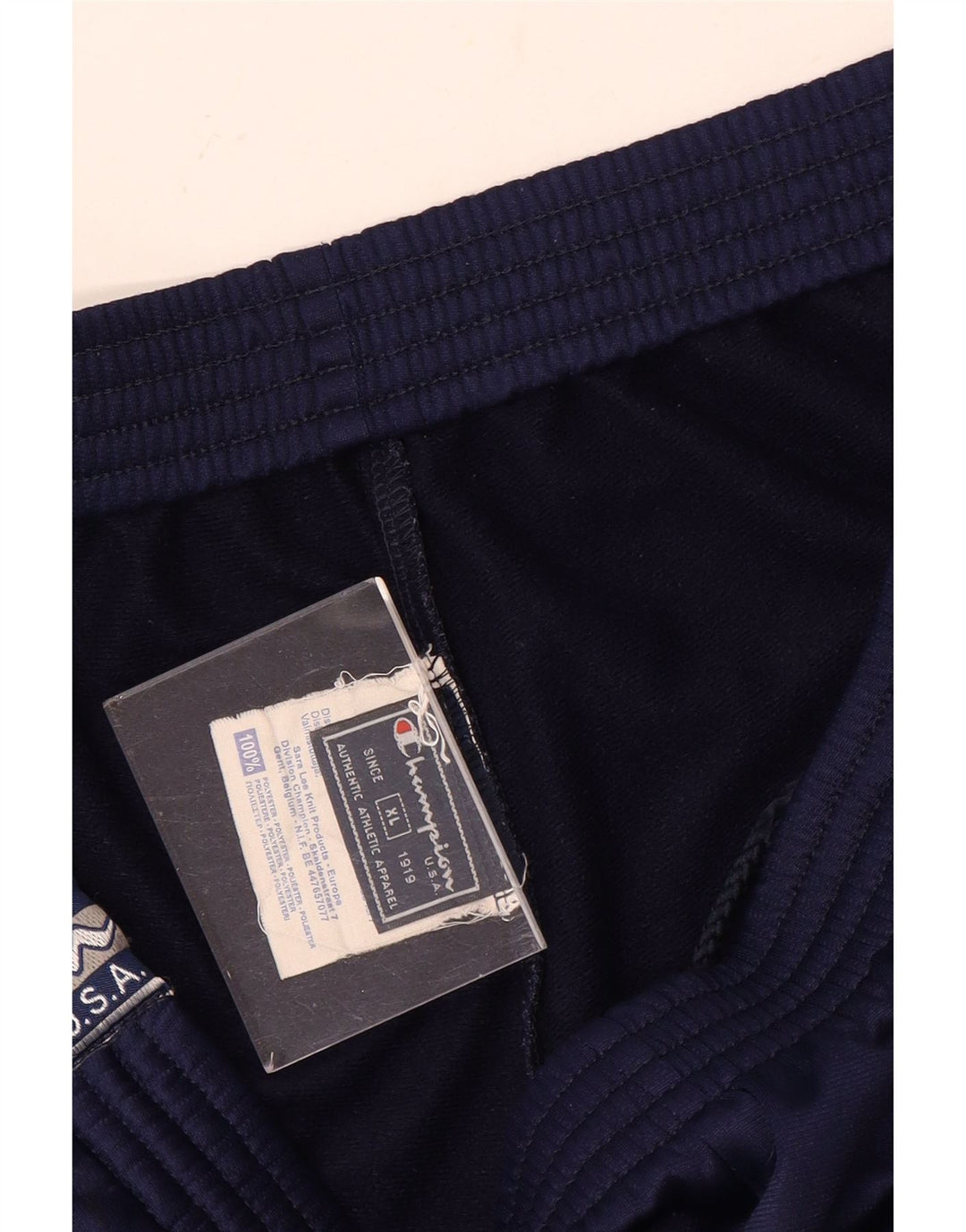 Calça esportiva masculina Champion XL azul marinho poliéster