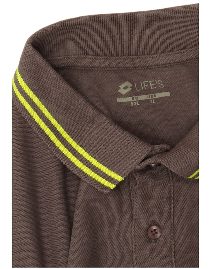 Camisa polo masculina Lotto XL cinza