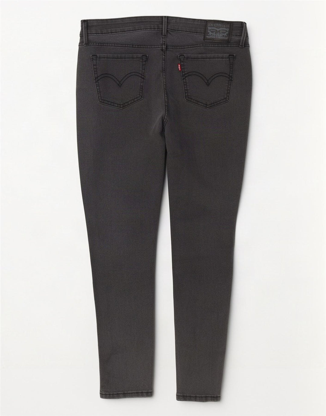 Calça jeans feminina Levi's 711 skinny W27 L27 cinza algodão