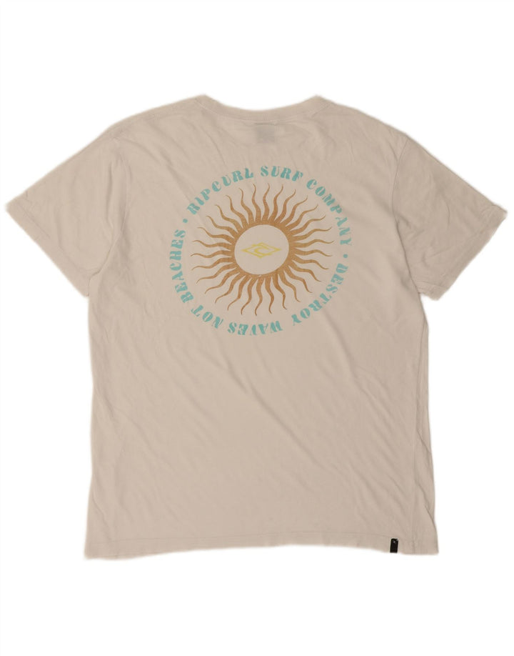 Camiseta masculina Rip Curl Graphic Top Médio Branco