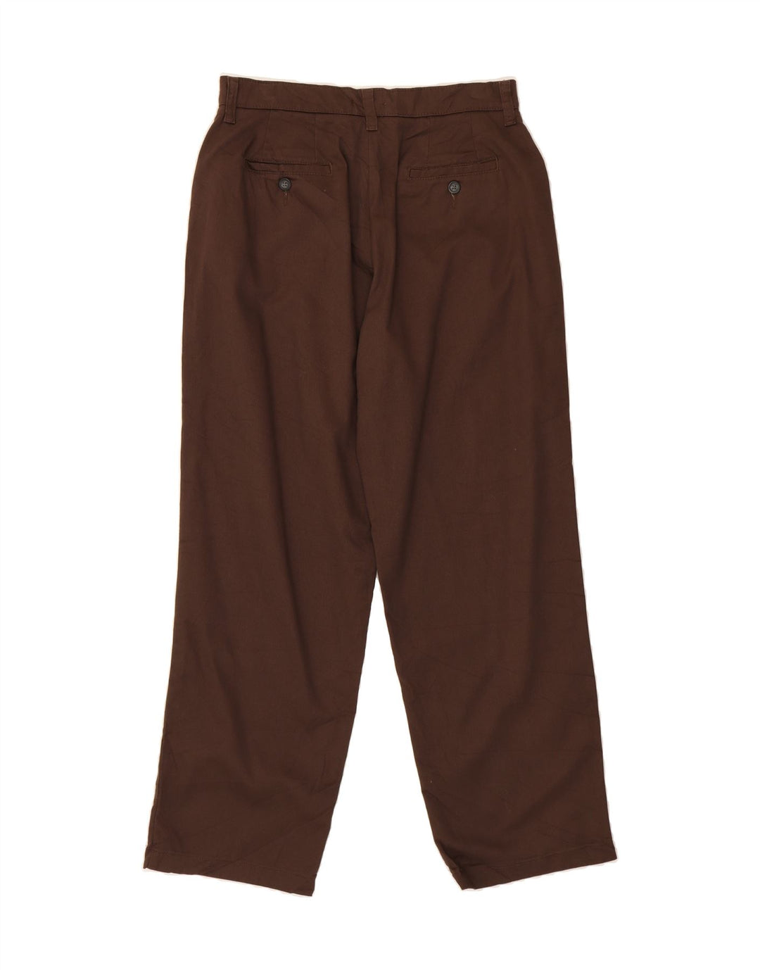 LEE Womens Straight Casual Trousers US 8 Medium W29 L27 Brown Cotton Vintage Lee and Second-Hand Lee from Messina Hembry 