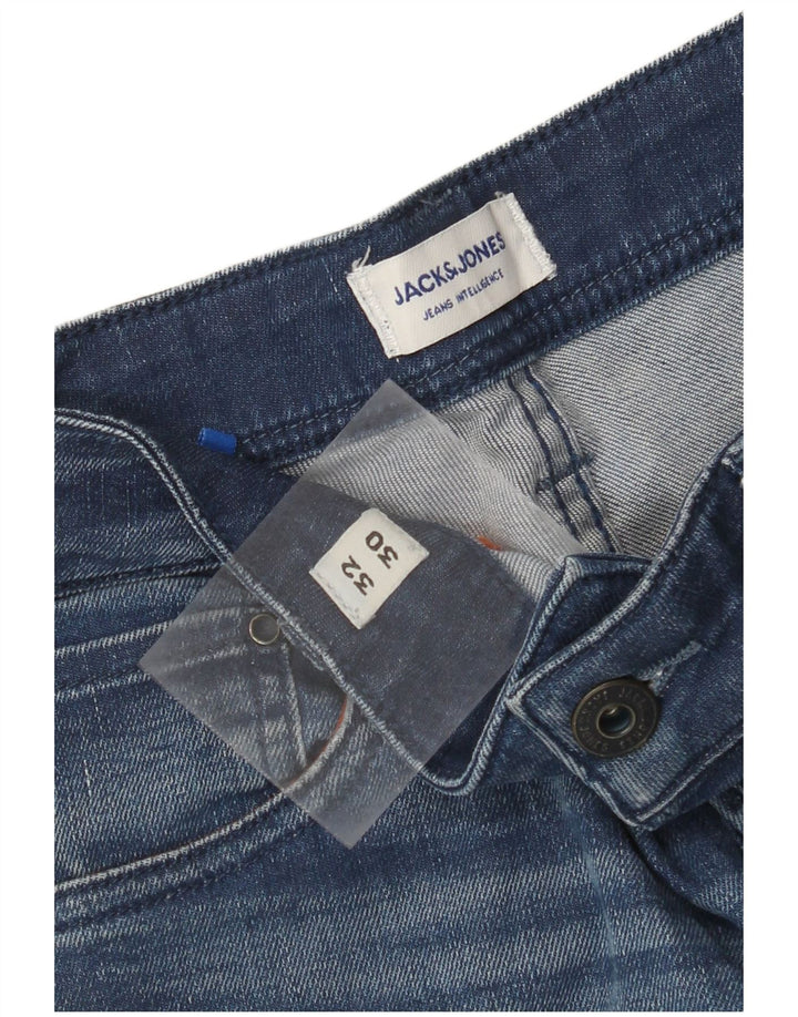 JACK & JONES Masculino Tim Straight Jeans W32 L30 Azul