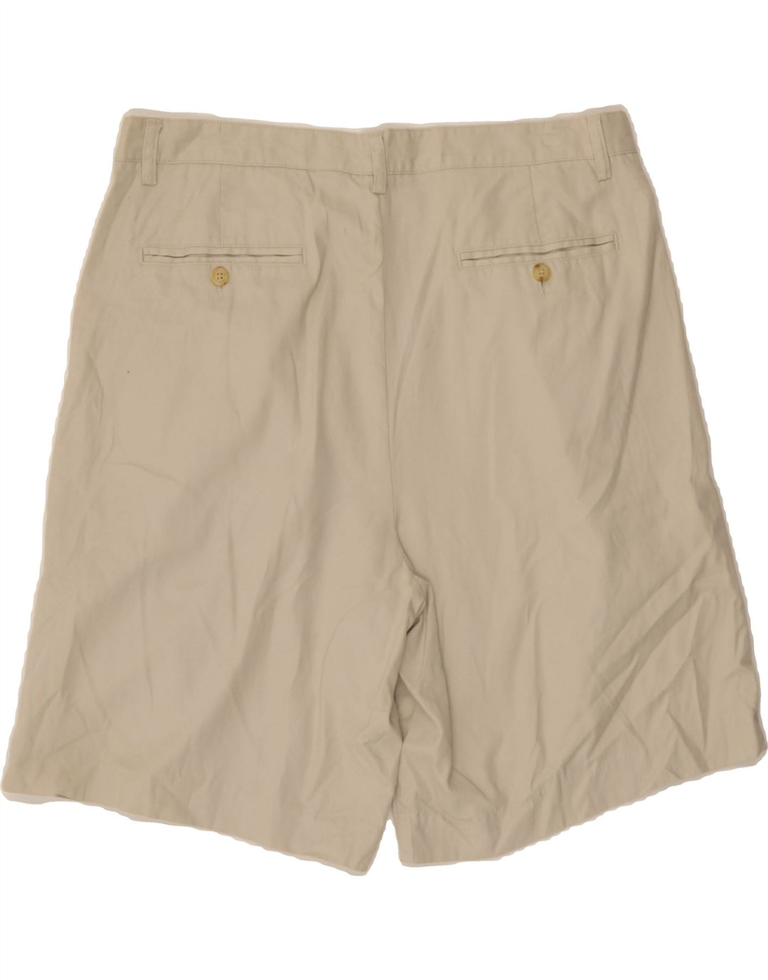 EDDIE BAUER Mens Pegged Chino Shorts W36 Large Beige Cotton Vintage Eddie Bauer and Second-Hand Eddie Bauer from Messina Hembry 