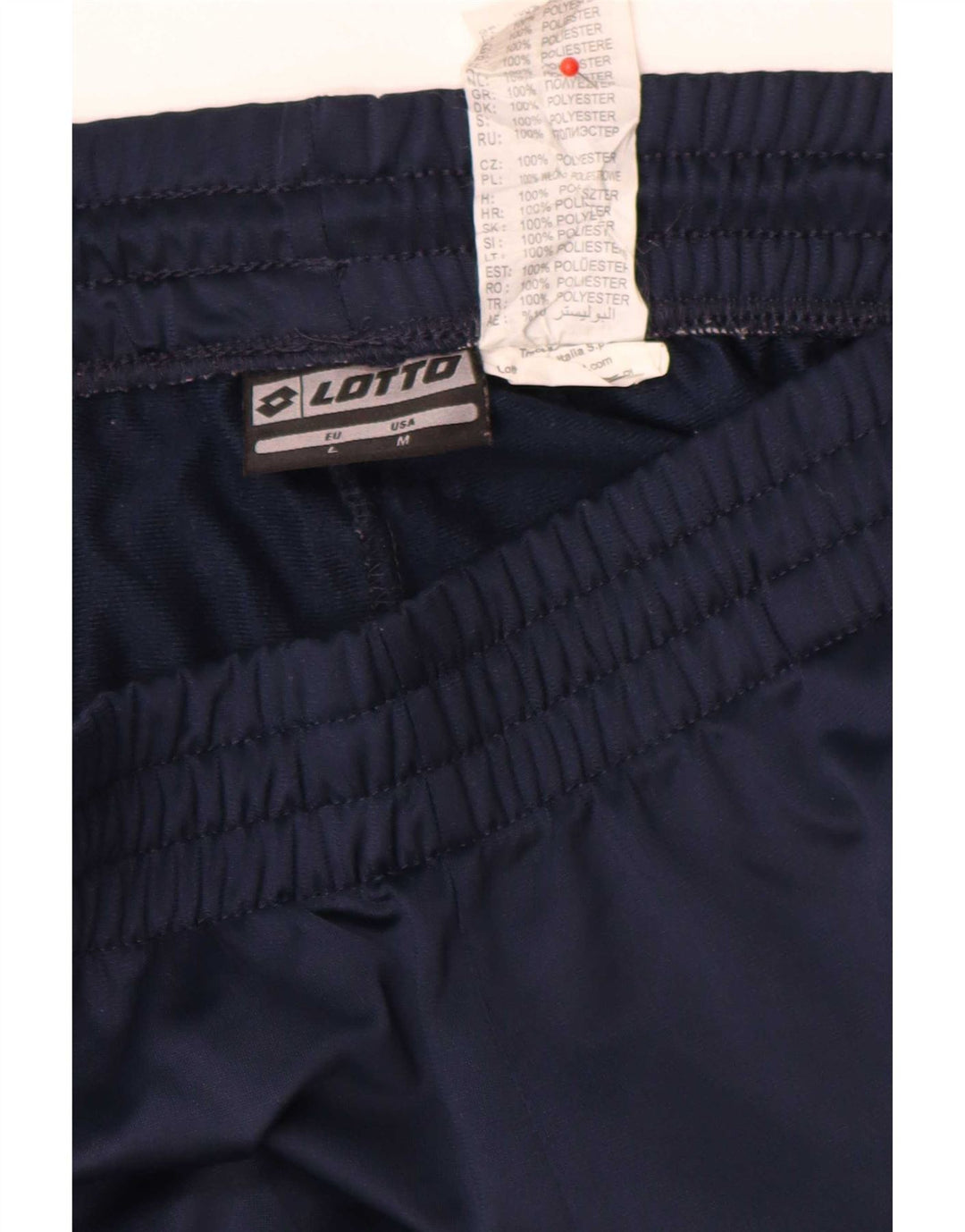 Calça de treino masculina Lotto poliéster azul marinho médio