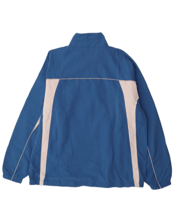 Asics Mens Treino Top Jacket 2XL Azul Colourblock Poliéster