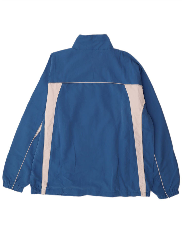Asics Mens Treino Top Jacket 2XL Azul Colourblock Poliéster