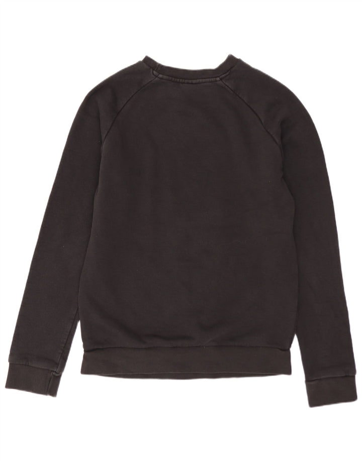 ADIDAS Mens Sweatshirt Jumper XS Algodão Preto