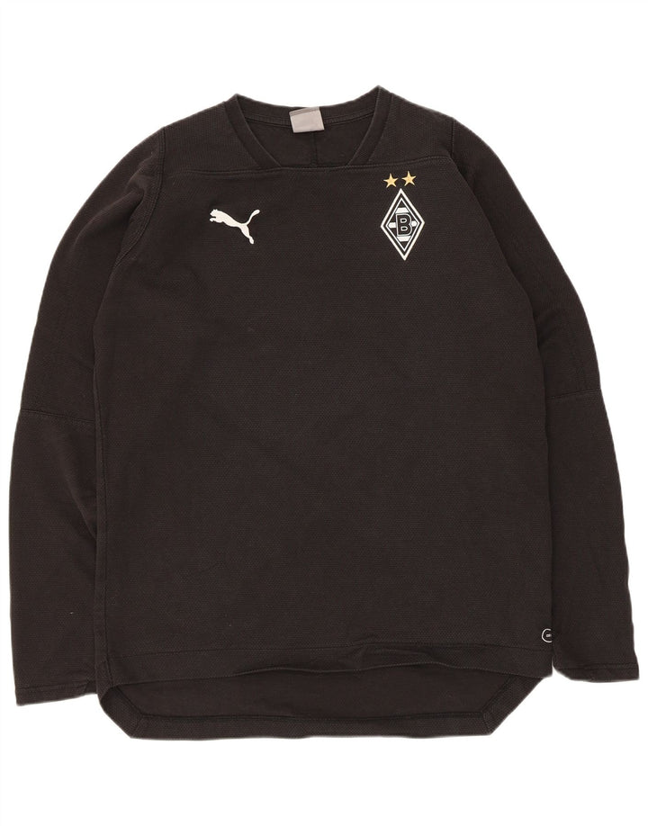 Puma Mens BVB Dortmund Moletom Jumper Médio Algodão Preto