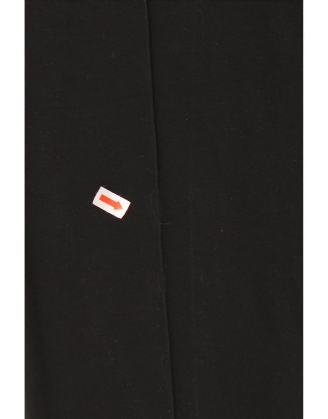 Calça casual feminina barata e chique MOSCHINO Reino Unido 12 médio W32 L29 preta