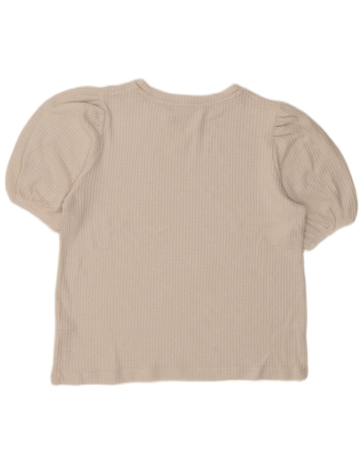 Blusa feminina Marks & Spencer UK 14 viscose branca média