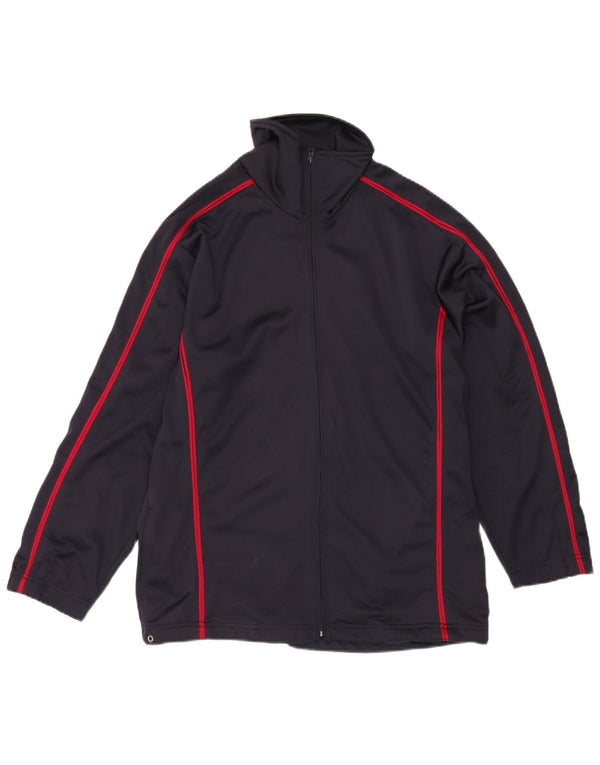 Campagnolo Jaqueta masculina de agasalho grande azul marinho