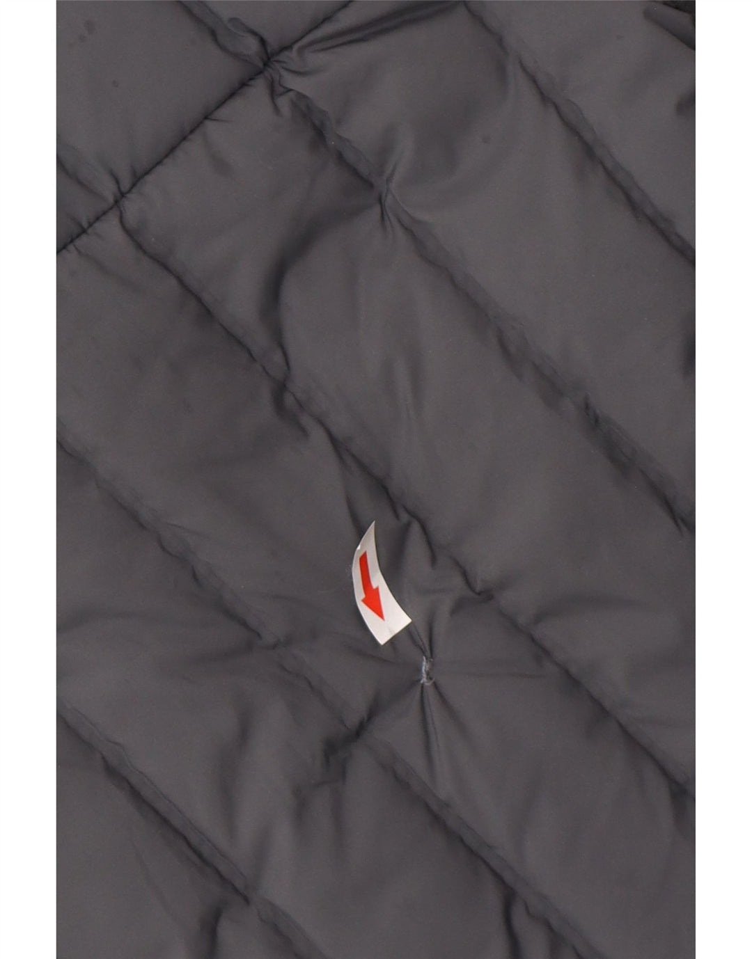 Jaqueta acolchoada com capuz masculina ADIDAS UK 38 poliéster cinza médio