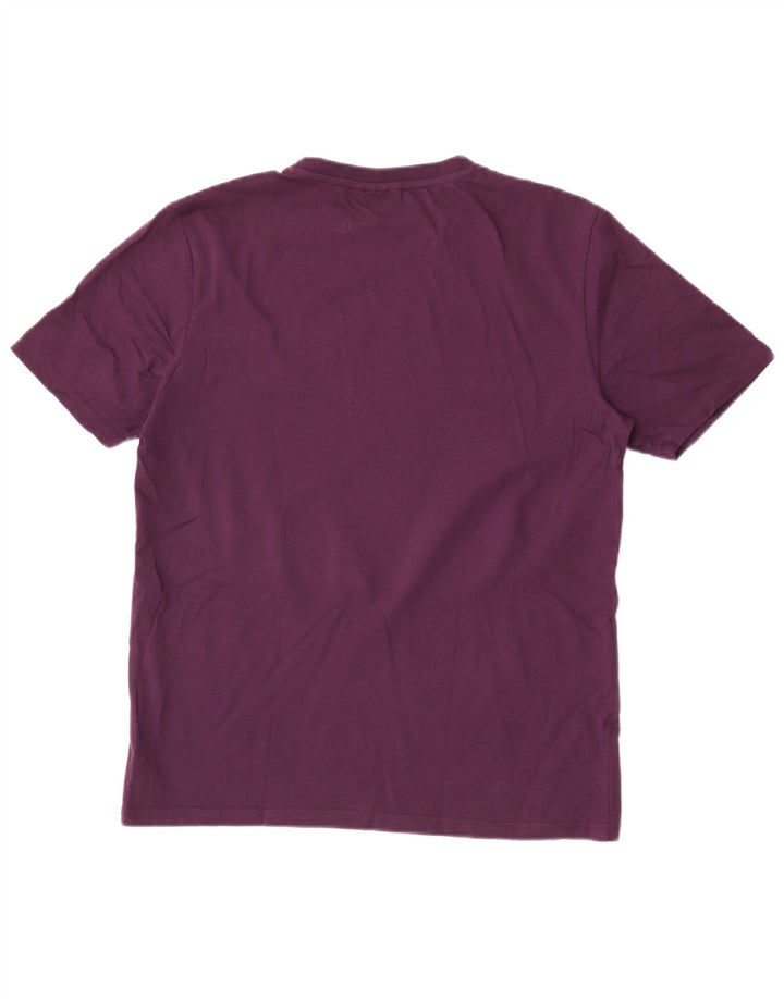 Camiseta masculina Ellesse Top médio algodão roxo