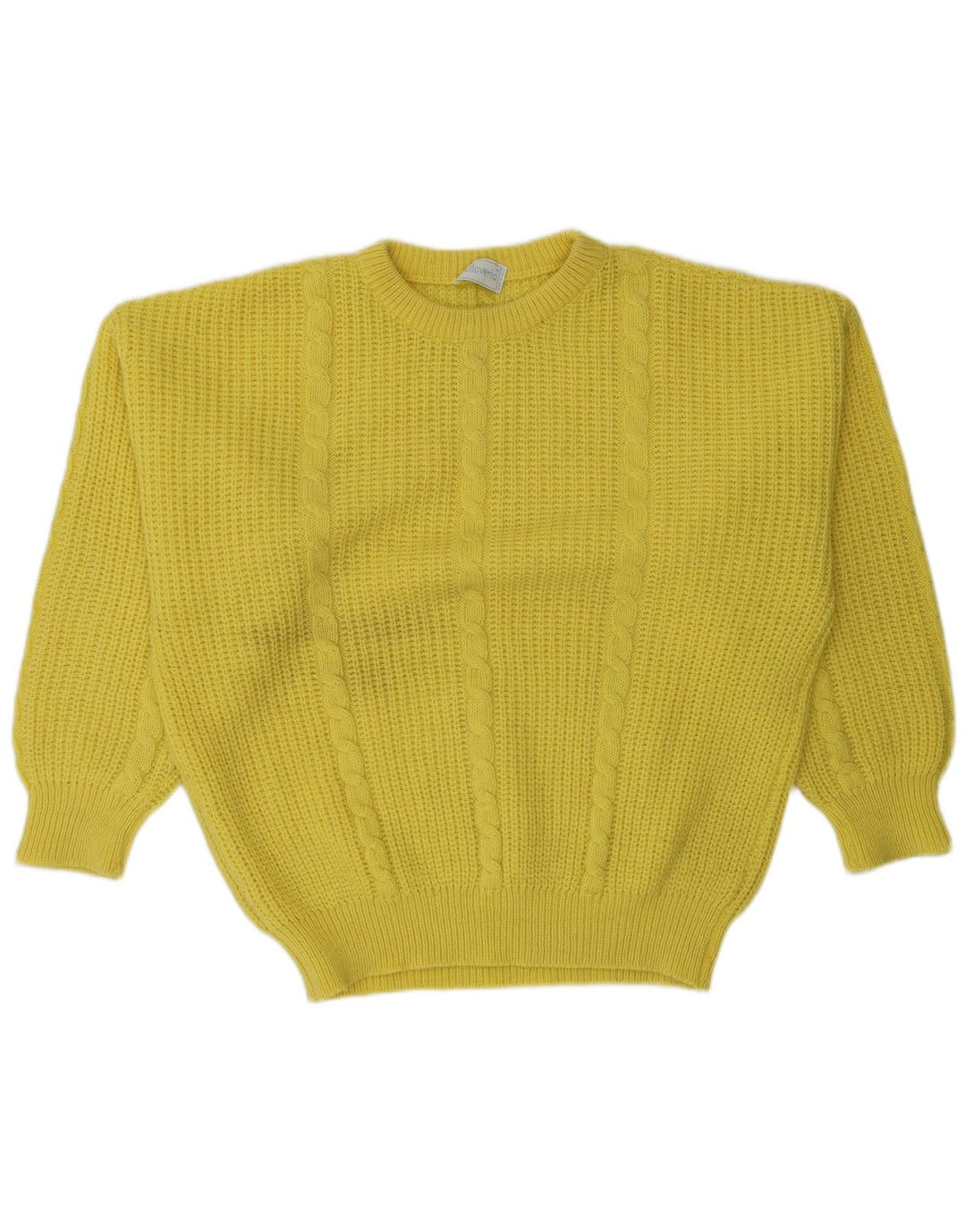 Suéter masculino pulloveria com gola canoa grande amarelo