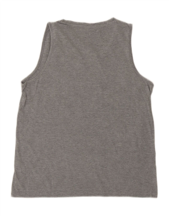 Colete feminino UMBRO UK 14 grande algodão cinza