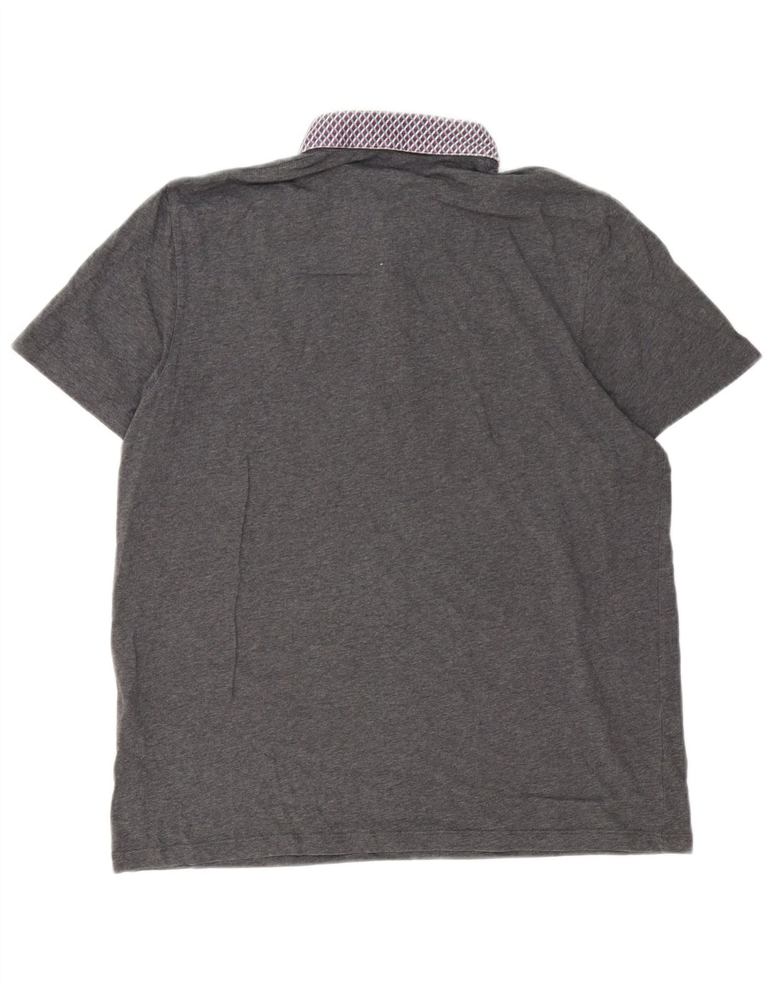 Camisa polo masculina Ted Baker tamanho 4 grande cinza