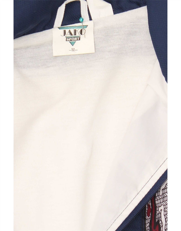 Jako Jaqueta masculina de agasalho médio azul marinho poliéster colorblock