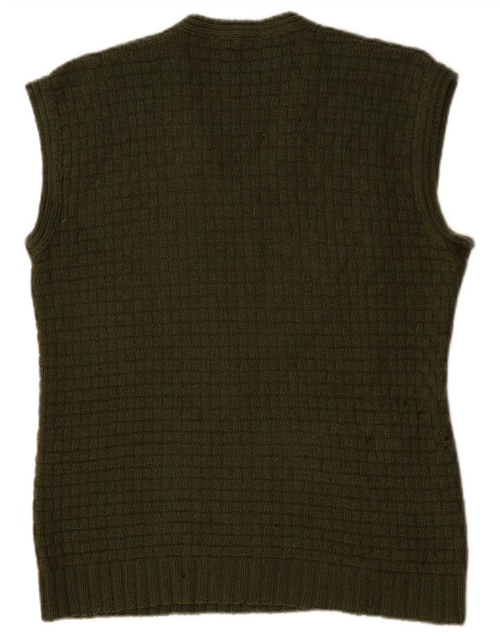 Regata feminina VINTAGE com colete UK 14 verde médio