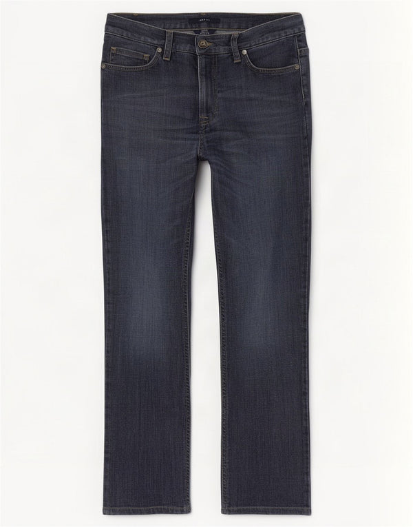 Jeans feminino Gant Dawn Regular Fit reto W27 L27 azul marinho