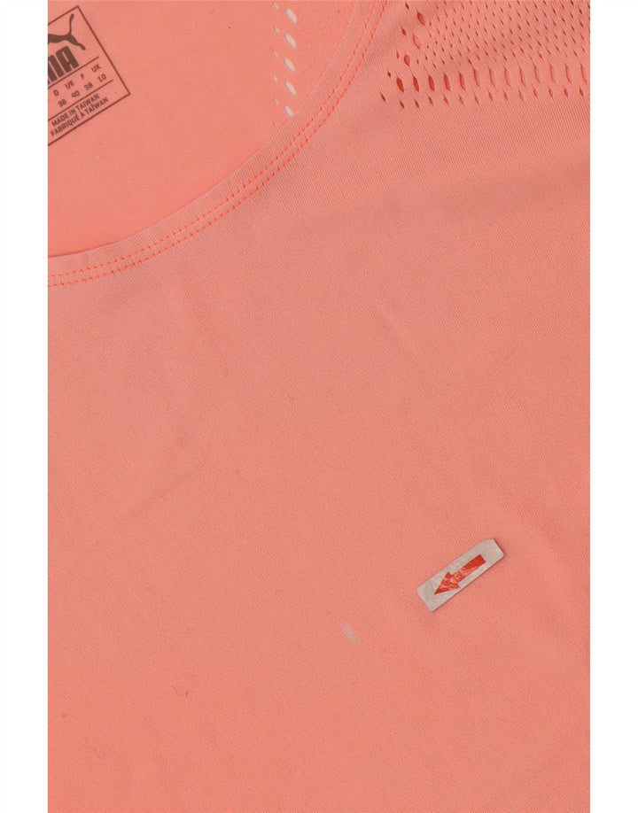Puma Camiseta Feminina Top UK 10 Pequena Laranja