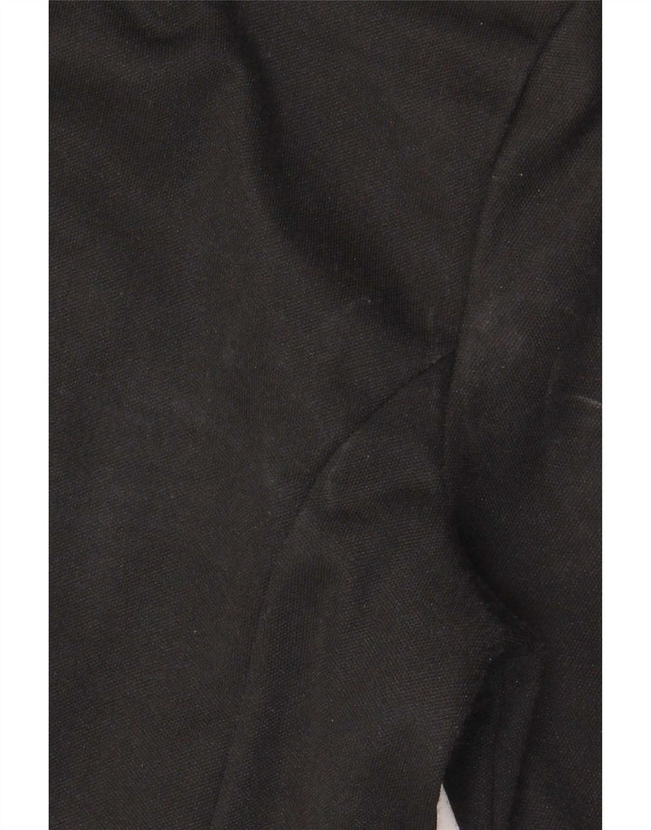 Adidas Womens Tracksuit Top Jacket UK 8 Pequeno Algodão Preto