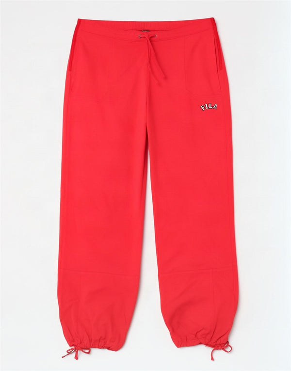 Calça de treino feminina Fila Joggers UK 18 XL rosa poliéster
