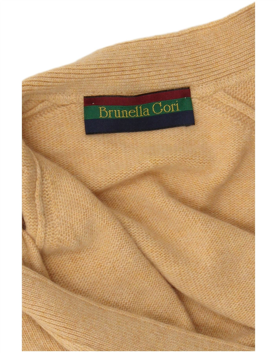 Suéter cardigã feminino BRUNELLA GORI Reino Unido 14 grande bege