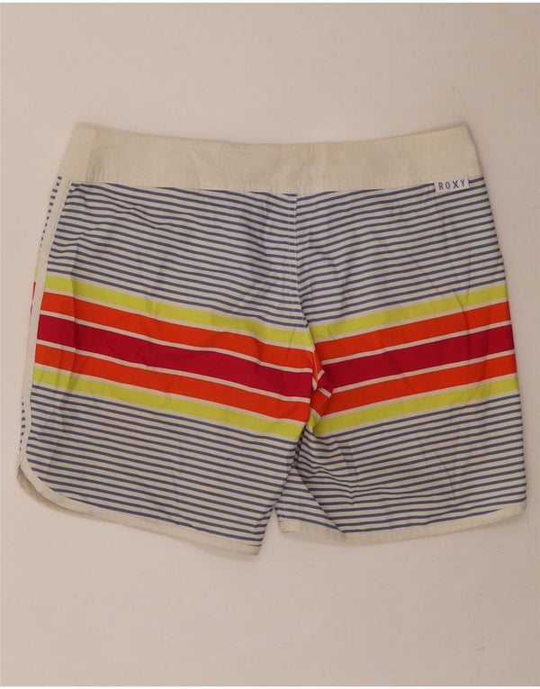 Shorts de banho masculino Roxy pequeno listrado multicolorido