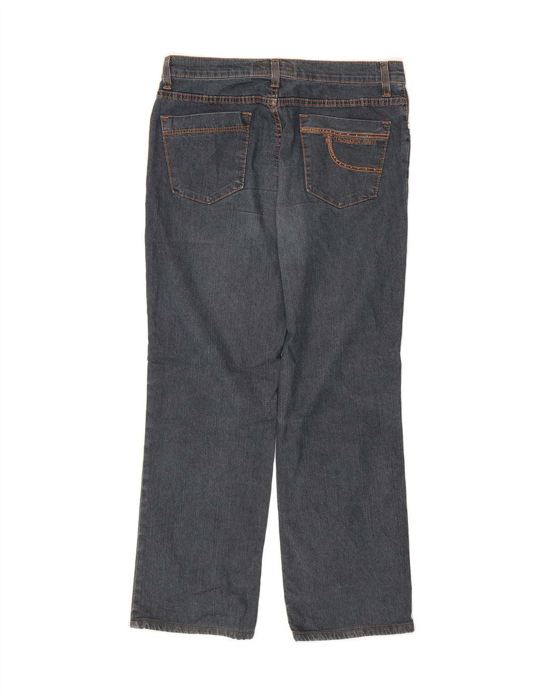TRUSSARDI Womens Straight Jeans W30 L27 Blue Cotton Vintage Trussardi and Second-Hand Trussardi from Messina Hembry 