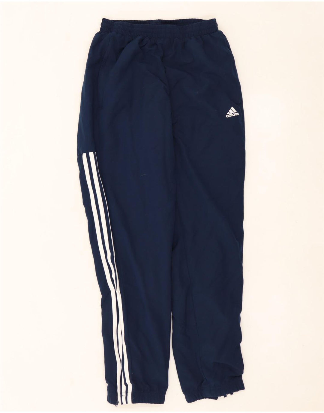 ADIDAS Mens Calças de treino Joggers Médio Azul Marinho Poliéster
