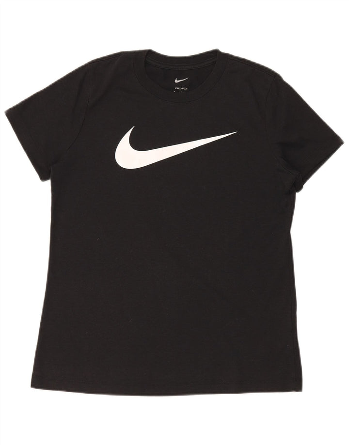 Camiseta Nike Feminina Dri Fit Graphic Top UK 14 Médio Preto Poliéster
